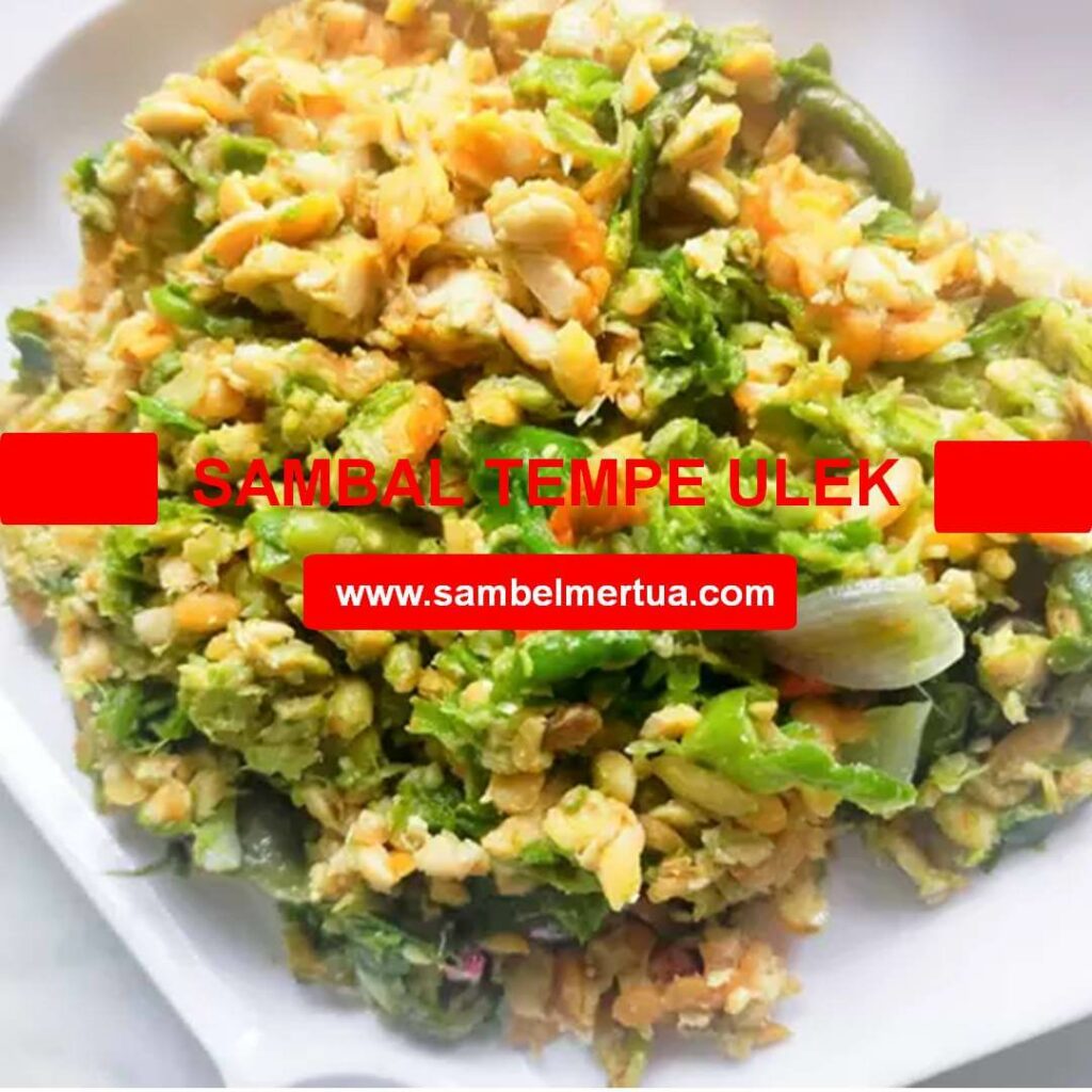 sambal tempe ulek - resep dan cara membuat sambal tempe ulek